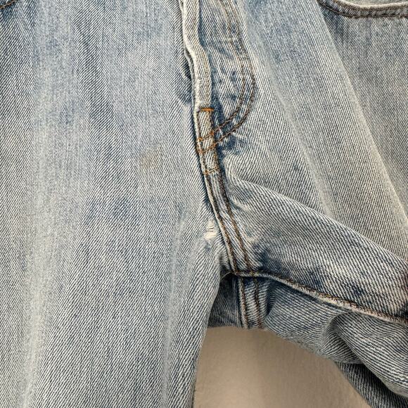 Vintage Levi's Mens 501s Light Wash Straight Leg Jean Button Fly Denim 33 x 30 - Picture 7 of 12